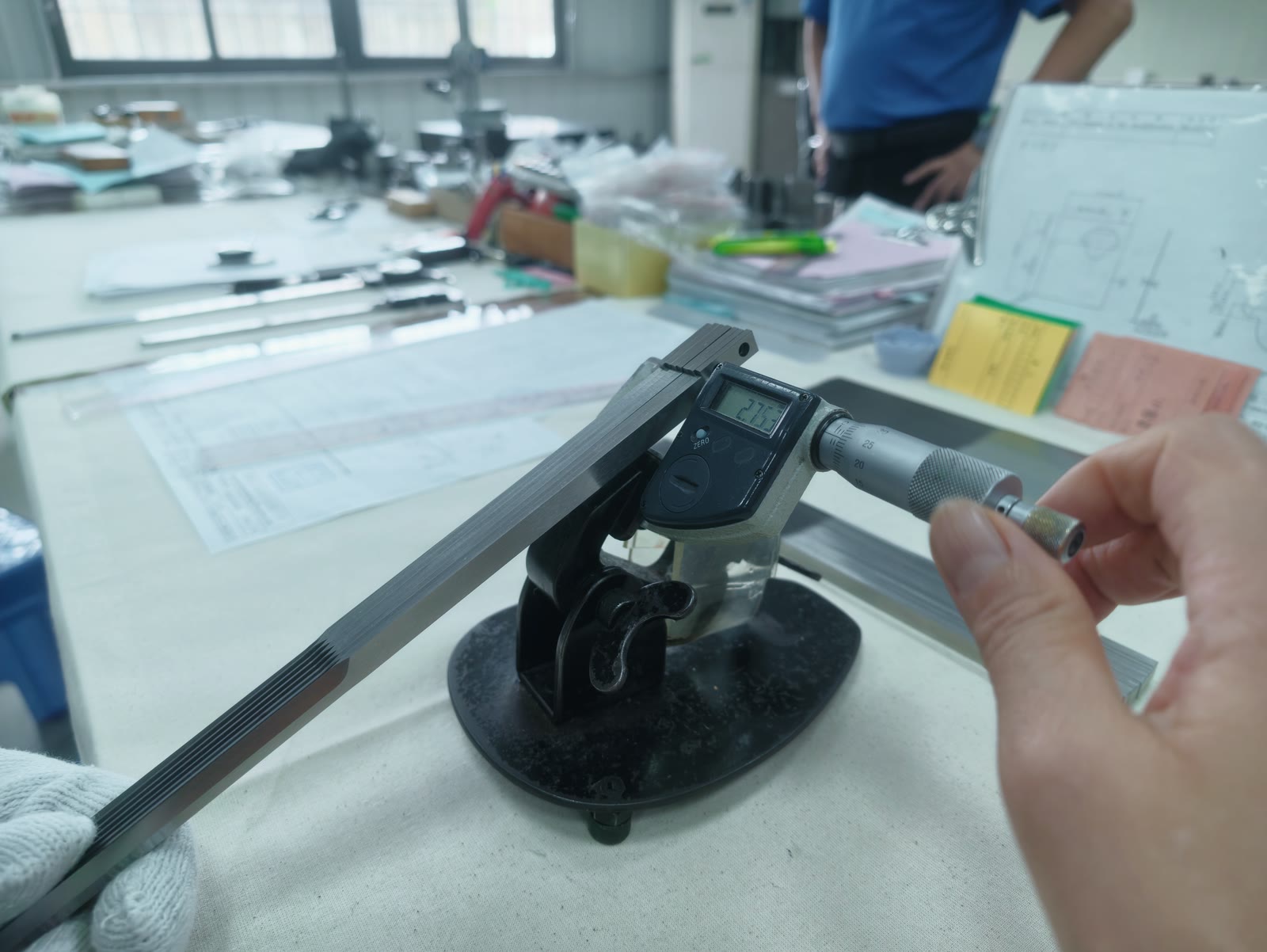 成品刀具终检时的尺寸检查
